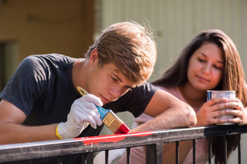 Residential Fence Painting